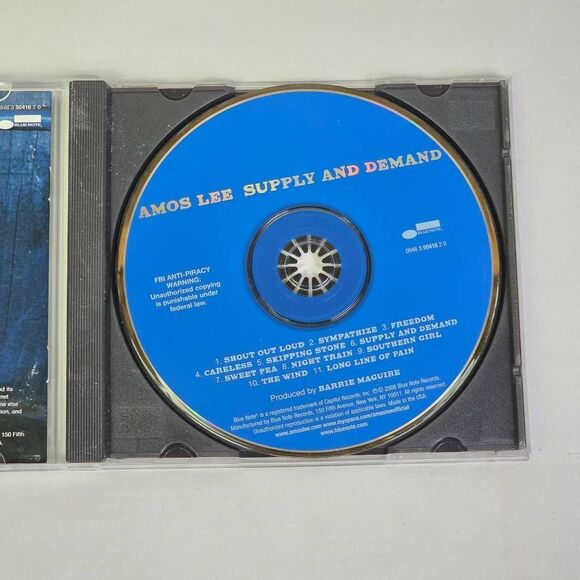 Amos Lee Supply and Demand Folk Rock CD - Picture 3 of 4